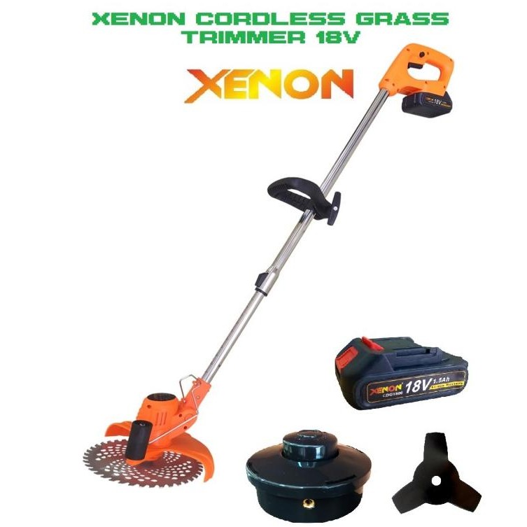 Sale Xenon Mesin Potong Rumput Baterai Grass Trimmer Cordless 20V