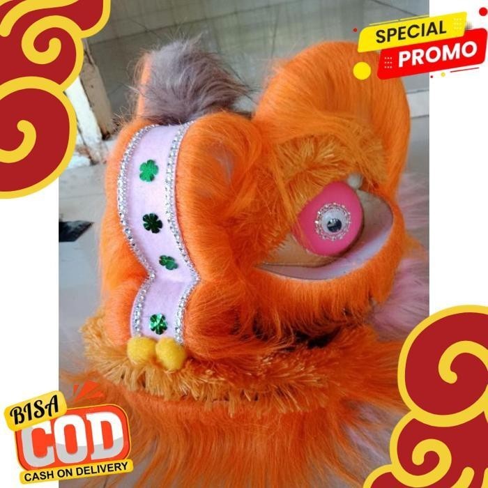

DISKON (FREE KARDUS) BARONGSAI LUCU DAN GEMOY WARNA KUNING/ORANGE