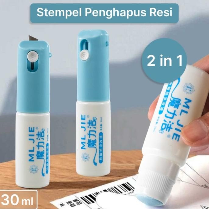 

MLMK 2 in 1 Cutter Dan Penghapus Alamat Resi Kertas Thermal Paket the best
