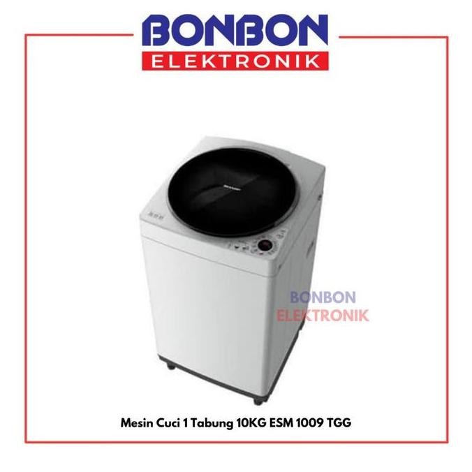 Murah Sharp Mesin Cuci 1 Tabung 10KG ESM 1009 TGG / ES M1009T GG / ESM1009T Non COD