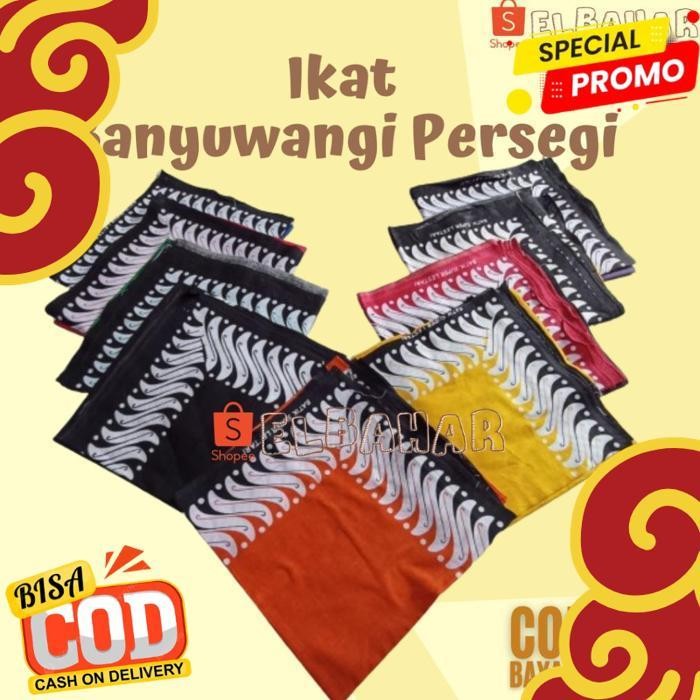 FLASH SALE KAIN UDENG BANYUWANGI SEGI EMPAT IKAT IKET KEPALA KUDA LUMPING JAWA TIMUR JARANAN