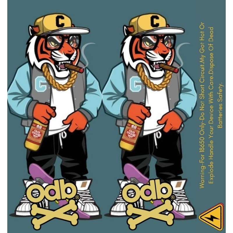 

*PromoGet2* Ambitionstore Stiker Wrap Baterai 18650 Odb Retro Art V3 Series Pelindung Dan Penghias Untuk Segala Merek 50 Stiker Garskin HP/Case Custom COD