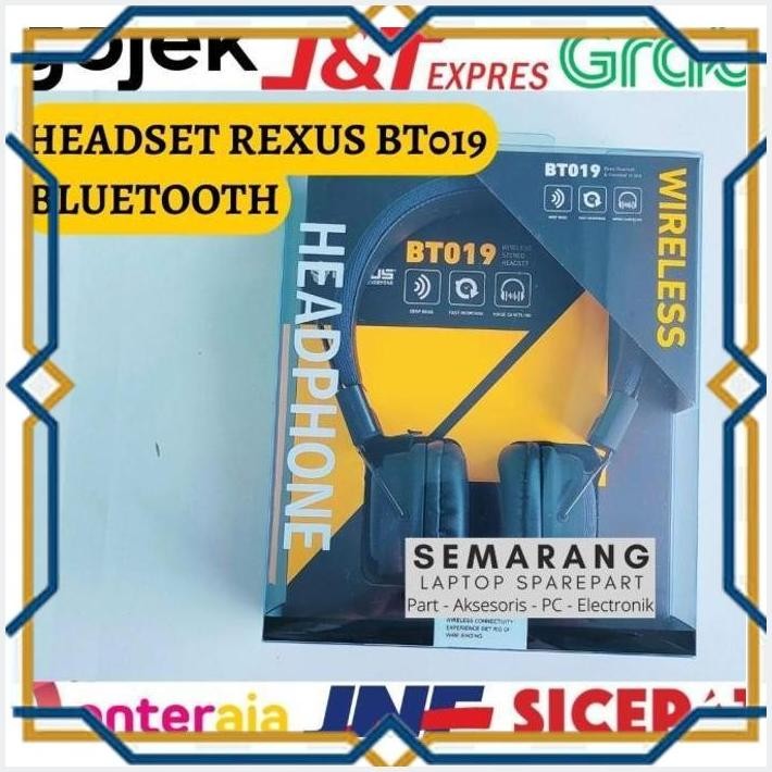 [SLS] REXUS BT019 HEADSET BLUETOOTH ORIGINAL GAMING HEADPHONE WIRELESS BAGUS