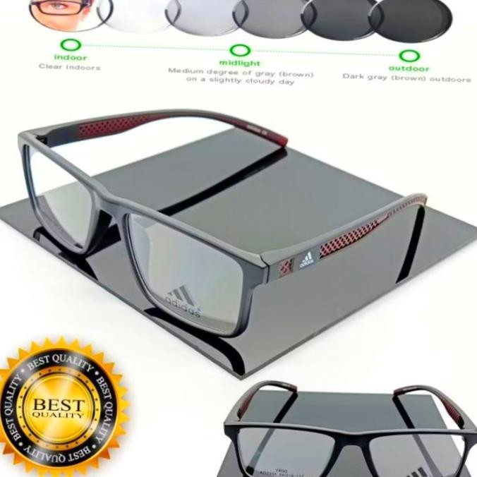 new  Frame Kacamata Pria Adidas Square Breathable