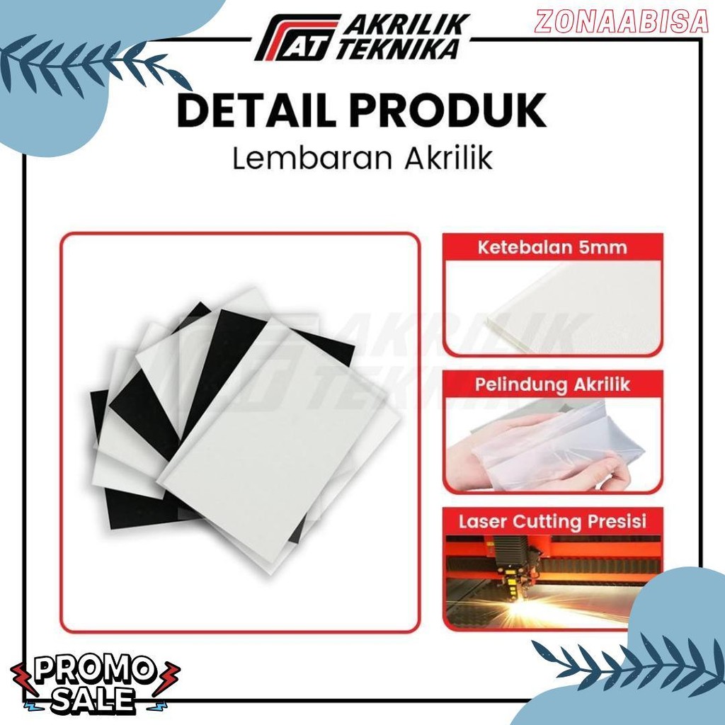 

Lembaran Akrilik A3 5Mm / Acrylic Sheet Clear / Akrilik Bening Hitam Putih Flash Sale! Diskon Hingga 70%