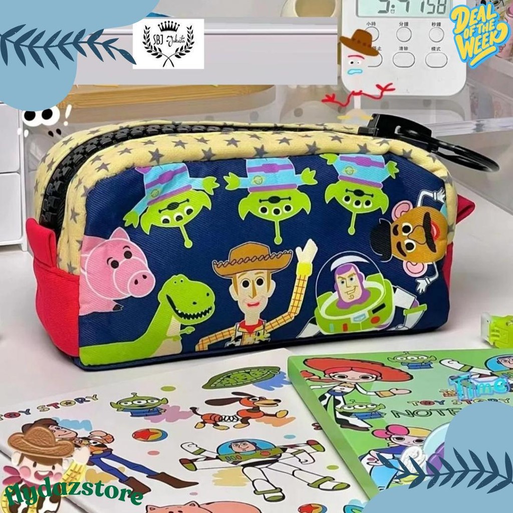 

Tempat Pensil Kotak Pensil Softcase Kanvas Toy Story Sanrio My Melody Pochacco Resleting Besar Terlengkap Dan Termurah