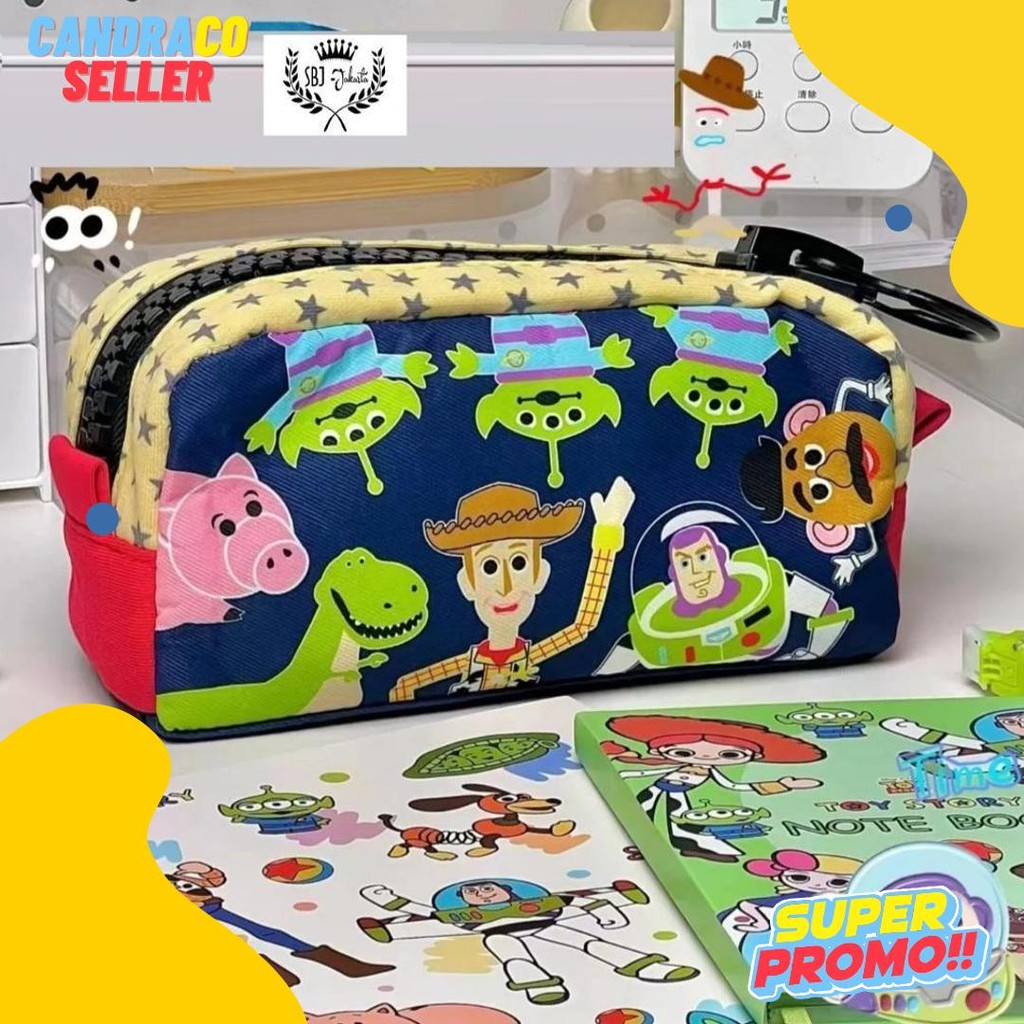 

Tempat Pensil Kotak Pensil Softcase Kanvas Toy Story Sanrio My Melody Pochacco Resleting Besar Terlengkap Dan Termurah