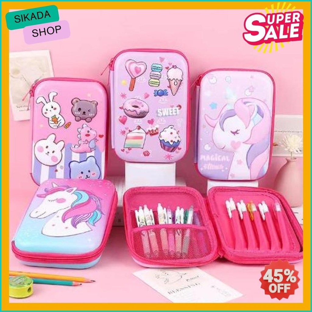 

Gratis Ongkir - S5626 Tempat Pensil 3D Model Terbaru / Kotak Pensil / Tempat Pensil Anak Sekolah 3D Bahan Eva Anti Air Diskon Setengah Harga