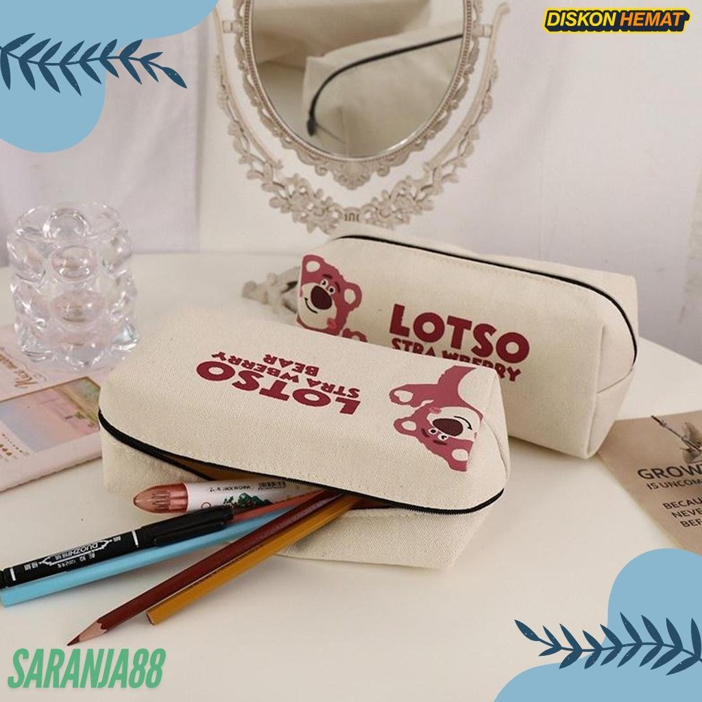 

Ins Pacha Anjing Tas Pensil Cute Strawberry Bear Tas Pensil Jaring Merah Kapasitas Besar Siswa Sekolah Dasar Smp Peralatan Penyimpanan Tas Terlaris! Produk Ini Banyak Dicari
