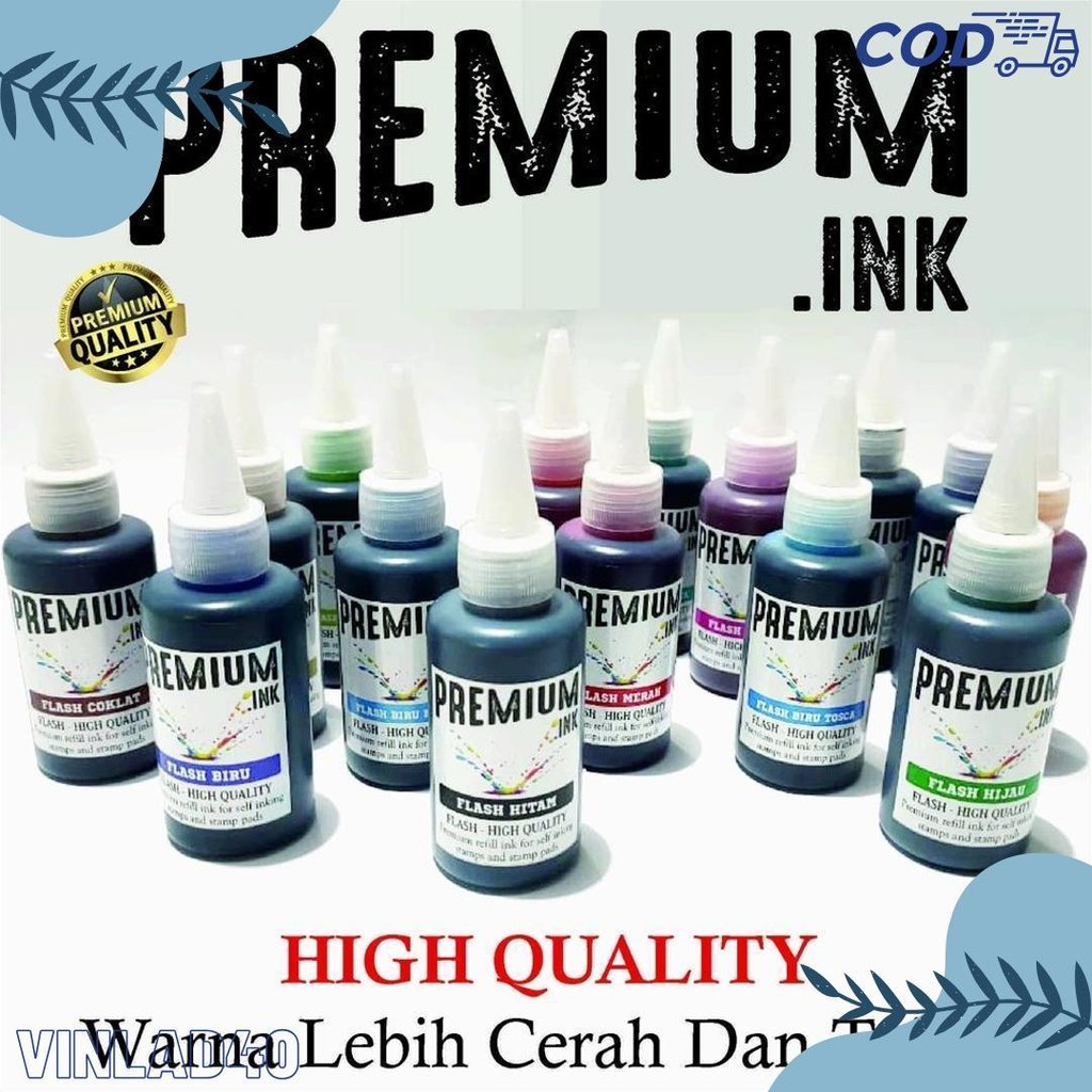 

Tinta Stempel Flash Otomatis 15 Varian Warna Kualitas Premium - Flash Ink Premium - Tinta Flash Refill Isi 100 Ml Terlaris! Produk Ini Banyak Dicari