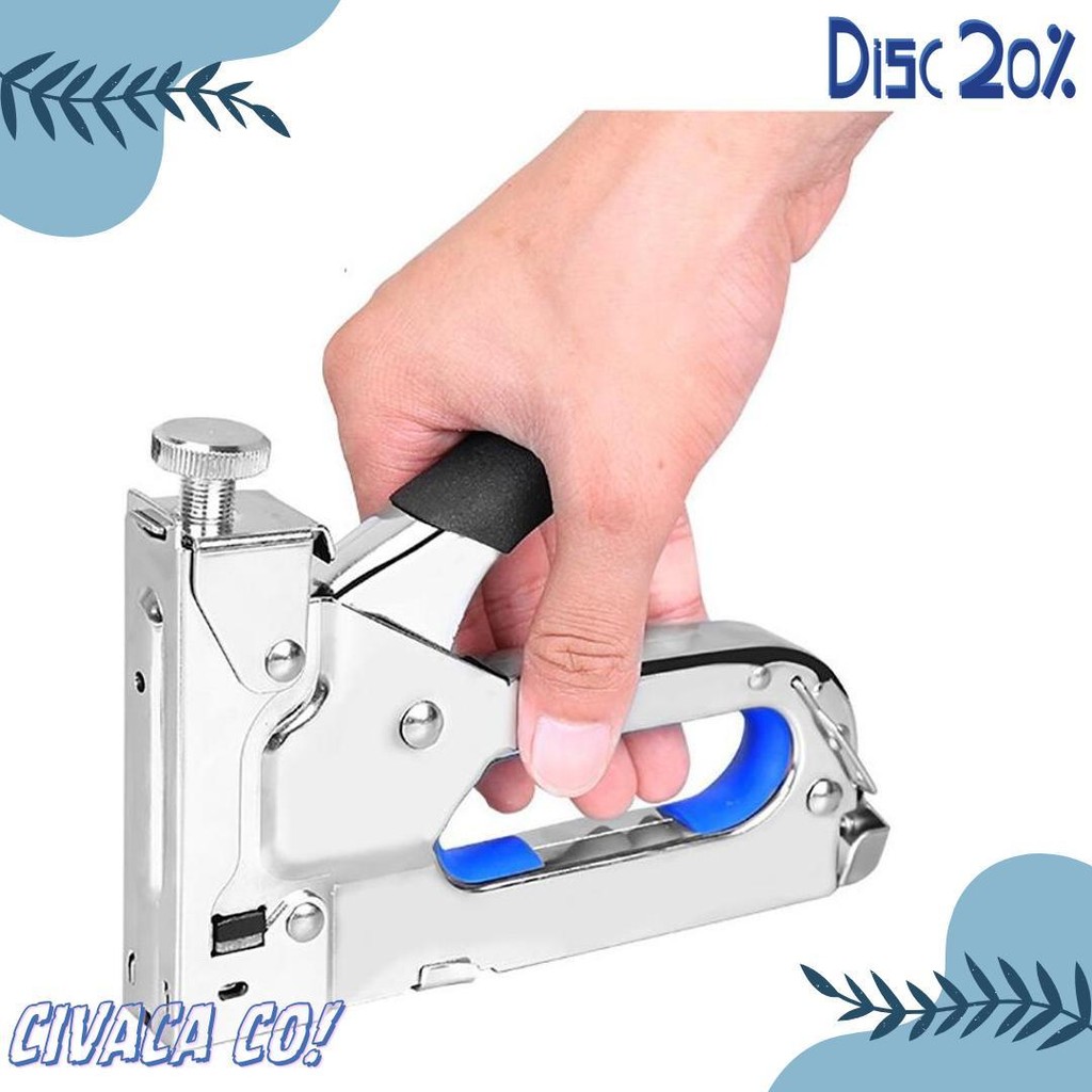 

Staples Gun Tacker Mollar 3 In 1 / Staple Jok Tembak Hekter 3 Way Dapat 3 Jenis Paku/3 In 1 Staples Gun Tacker Mollar Terlaris! Produk Ini Banyak Dicari