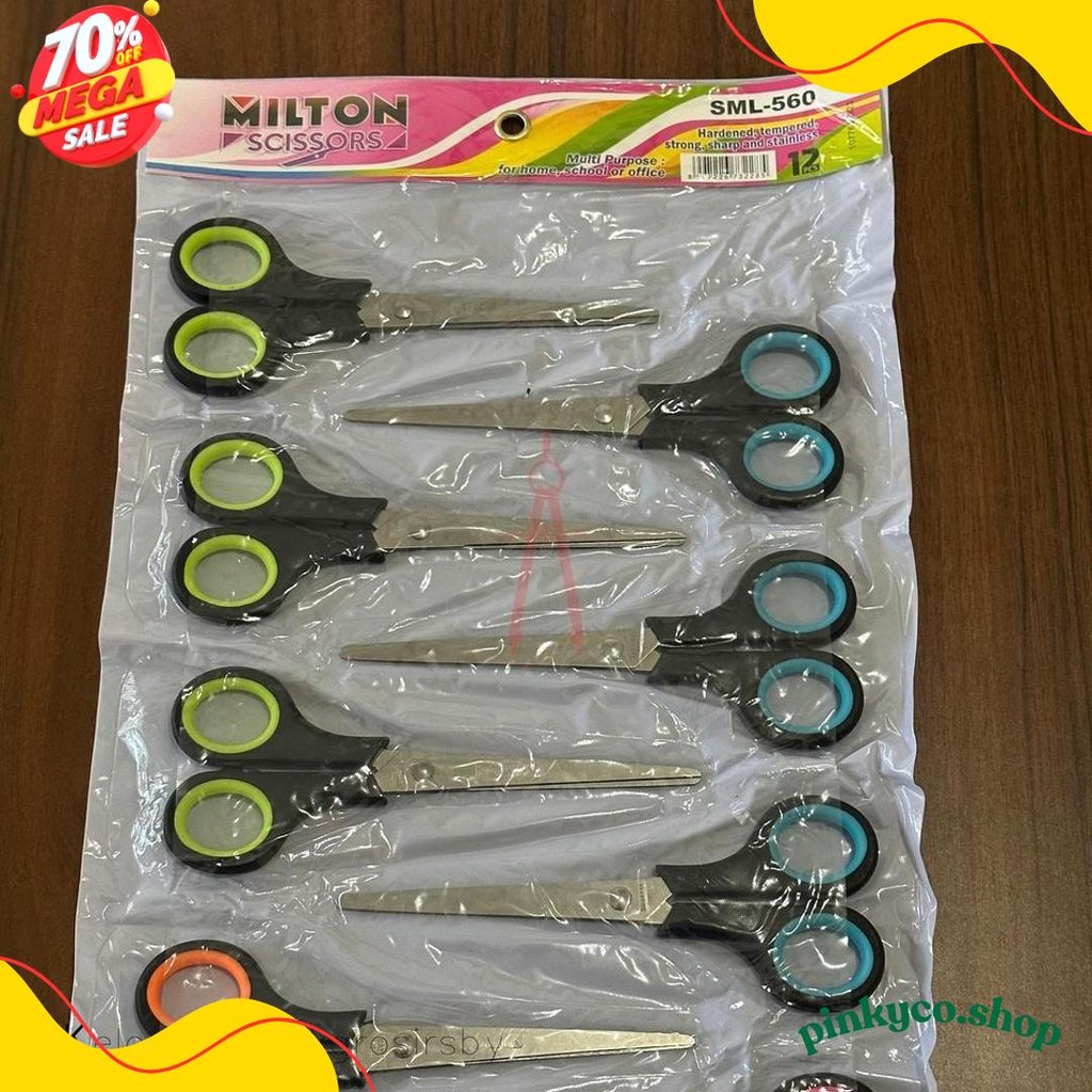 

Gunting (12Pcs) Renteng Milton Sml 560 Terlaris! Produk Ini Banyak Dicari