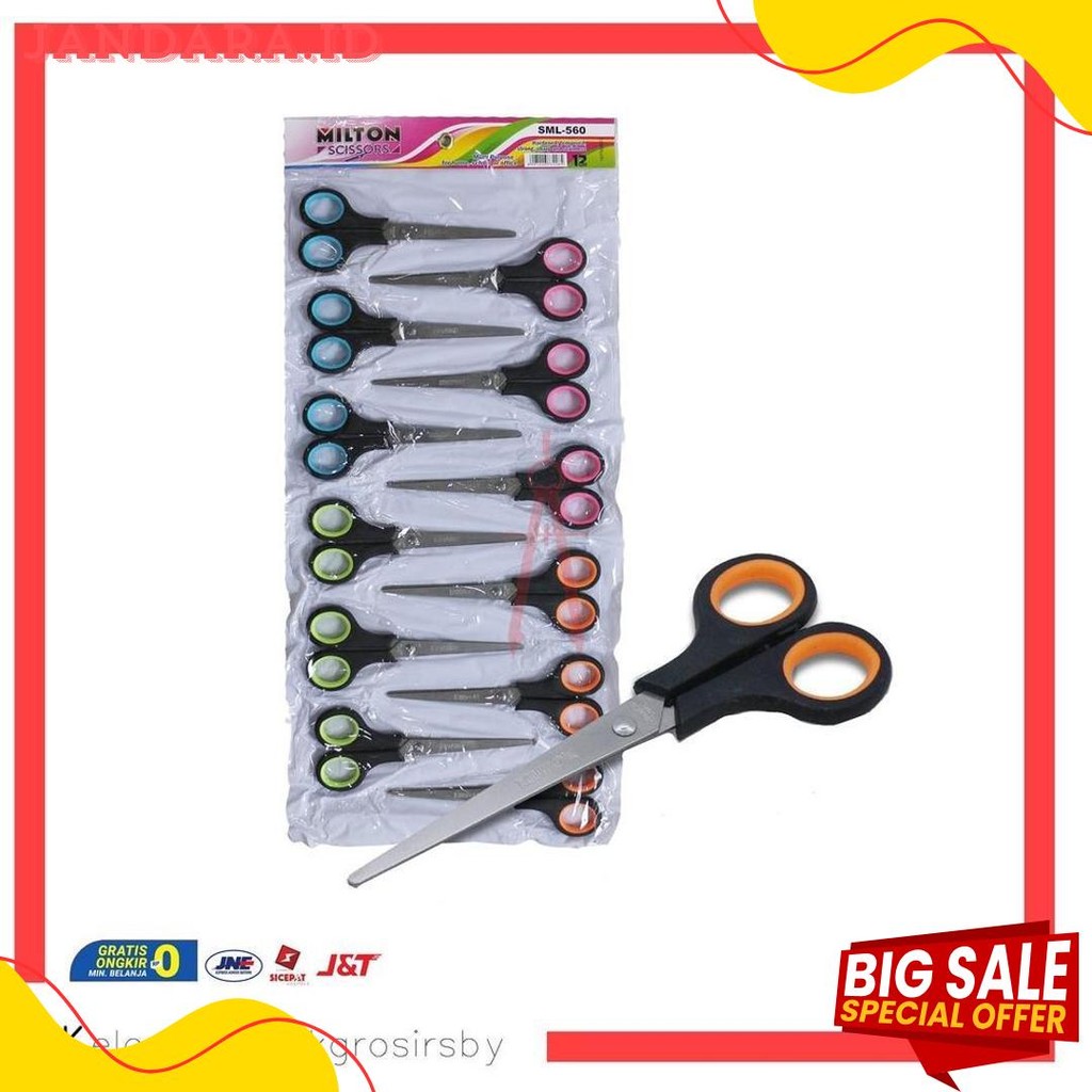 

Gunting (12Pcs) Renteng Milton Sml 560 Terlaris! Produk Ini Banyak Dicari
