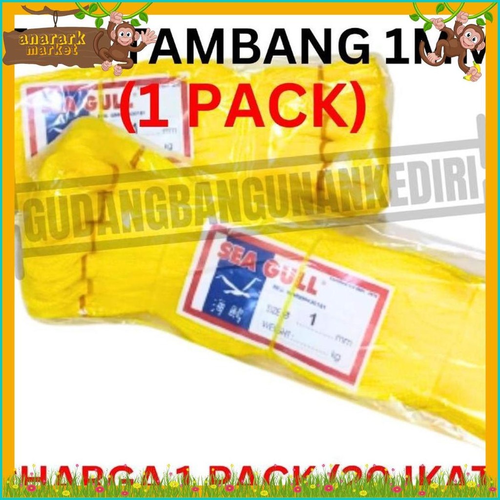 

[1 Pack] Tali Tambang 1Mm 1 Pack 20Pcs Ikat / Tali Tampar 1Mm / Tampar Plastik Buat Pasang Keramik / Benang Pondasi Rumah Seagull Sea Gull 20 Ikat 1 Pack 1Pack Terlaris! Produk Ini Banyak Dicari