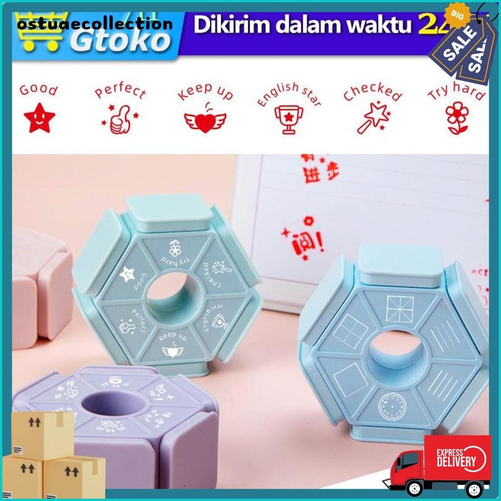 

Stempel Guru Penilaian Bahasa Inggris Teacher Stamp Rewards Sd Tk Anak 6 In 1 Terlengkap Dan Termurah
