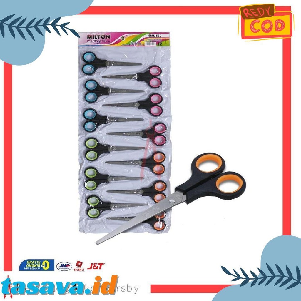 

Gunting (12Pcs) Renteng Milton Sml 560 Terlengkap Dan Termurah