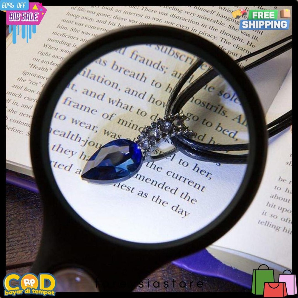 

2 In1 Lampu Kaca Pembesar Led Membaca Magnifying Glass Dengan Lampu Flash Sale! Diskon Hingga 70%
