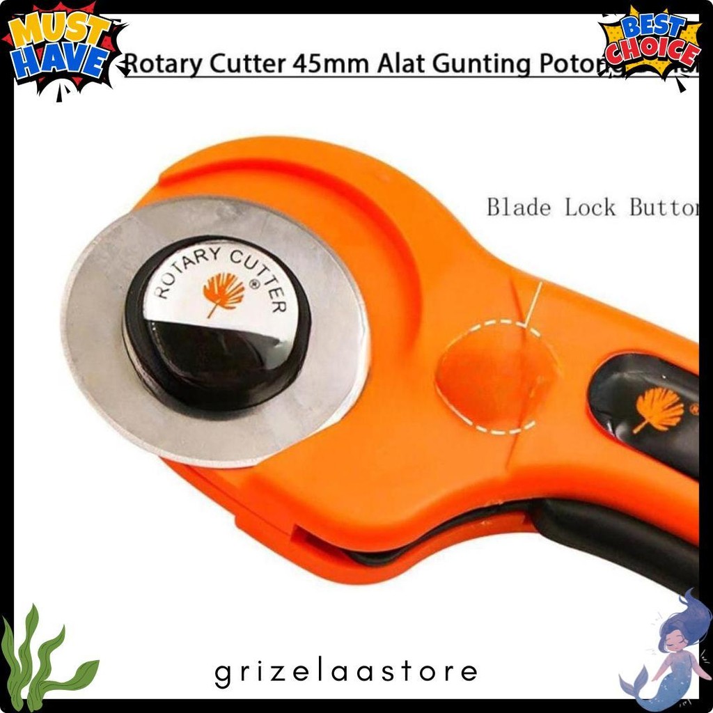 

Rotary Cutter 45Mm / Refill Cutter/ Alat Gunting Potong Bahan Kain Alat Potong Diskon Setengah Harga
