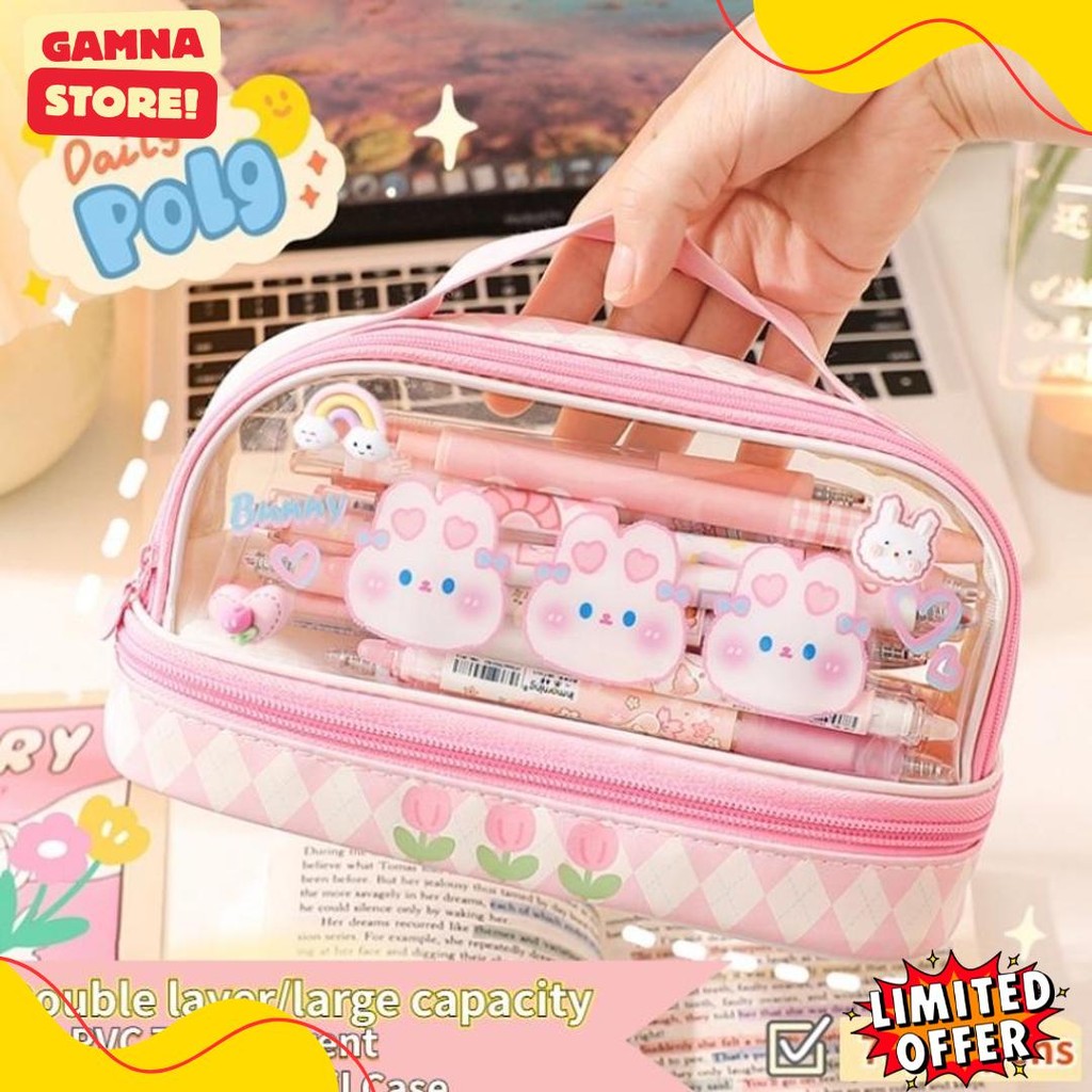 

Kartun Baru Kapasitas Pen Bag Storage Bag Untuk Mahasiswa Sma Junior Portable Cute Simple Stationery Box Flash Sale! Diskon Hingga 70%