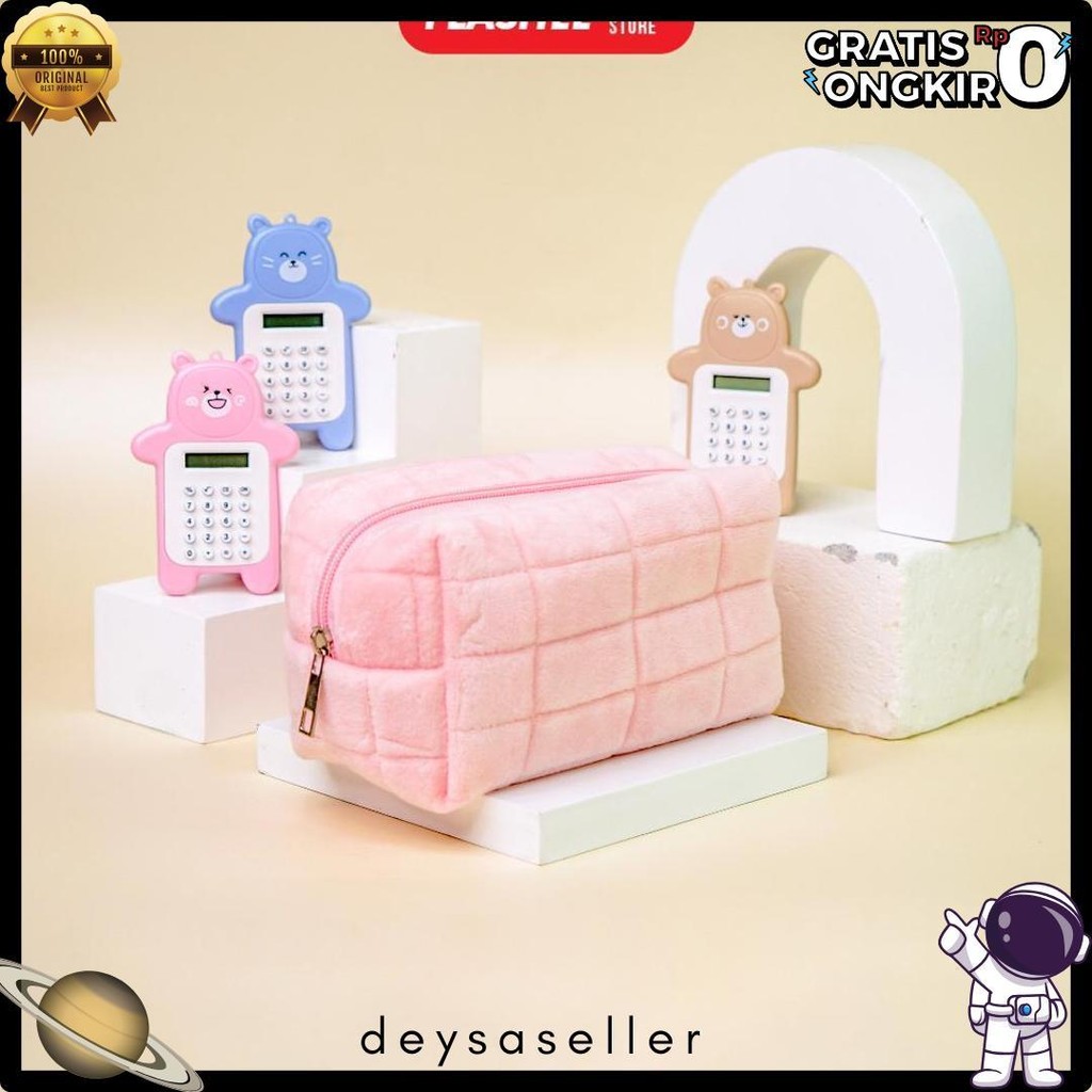 

Flashee Kotak Pensil Aesthetic Korea Bulu Lucu Cloudy Pencil Bag Large Tempat Pensil Sekolah Flashee Muji Style Muat Banyak Kapasitas Besar Multifungsi Diskon