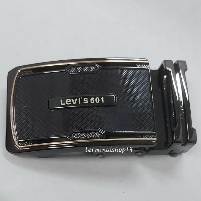 new  KEPALA GESPER KULIT MATIC 4CM JEPIT PREMIUM/ KEPALA IKAT PINGGANG 4CM
