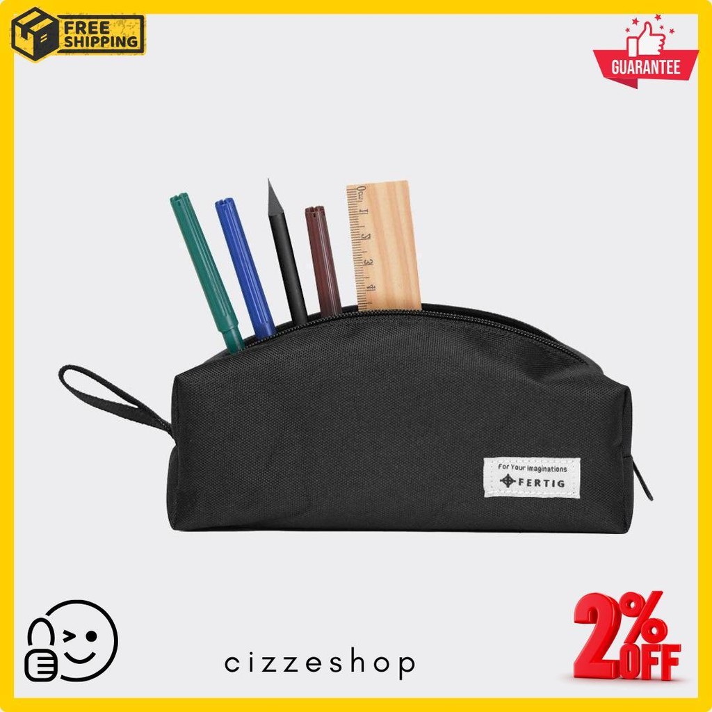 

Fertig - Melbi Black - Pencil Case - Tempat Kotak Pensil - Cocok Untuk Perlengkapan Sekolah/Kantor Flash Sale! Diskon Hingga 70%