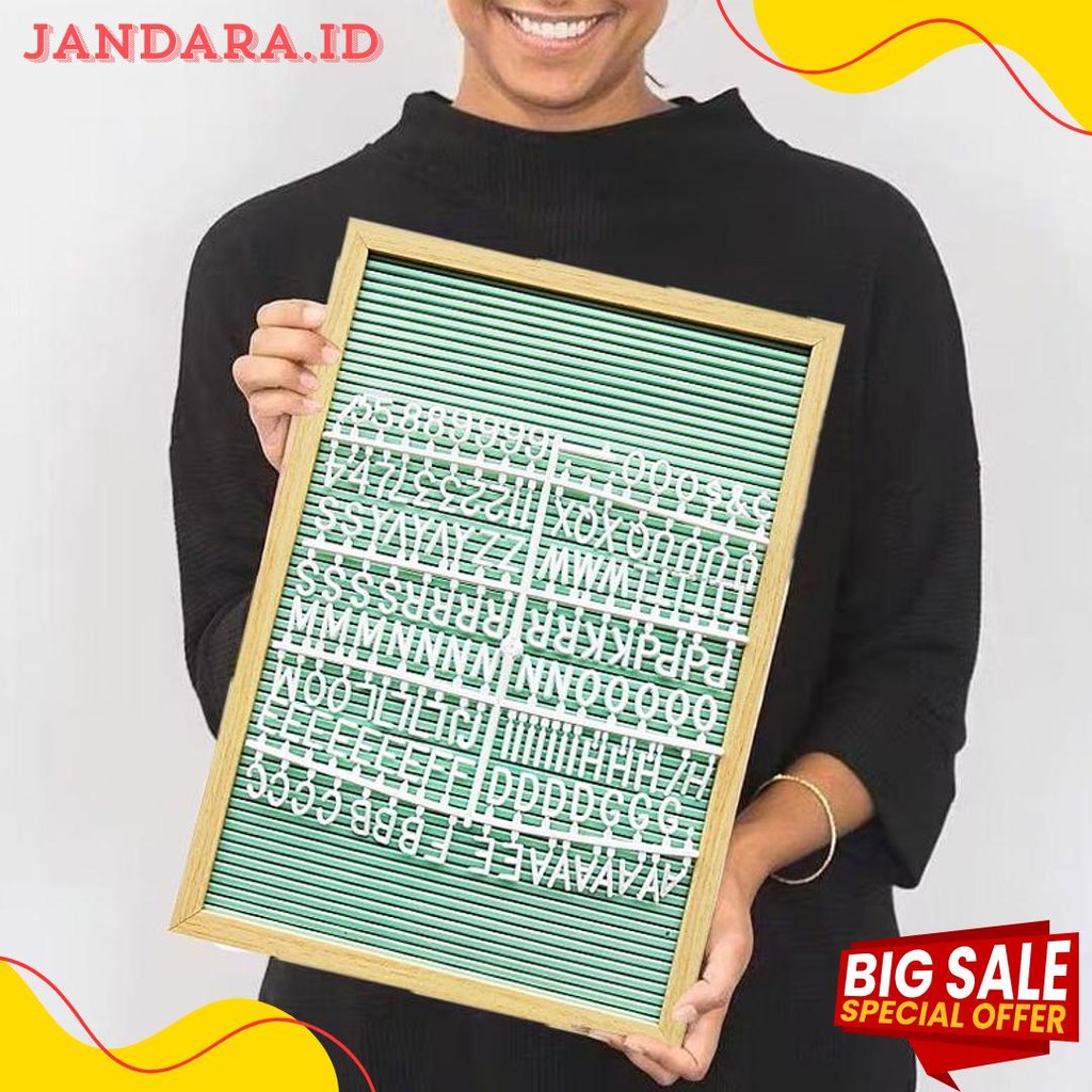 

Letter Board Baby Include Huruf/ Felt Letter Board Set / Letter Board/Papan Nama Bayi /Papan Menu / Dekorasi Rumah Viral 30*40 Cm Diskon Setengah Harga