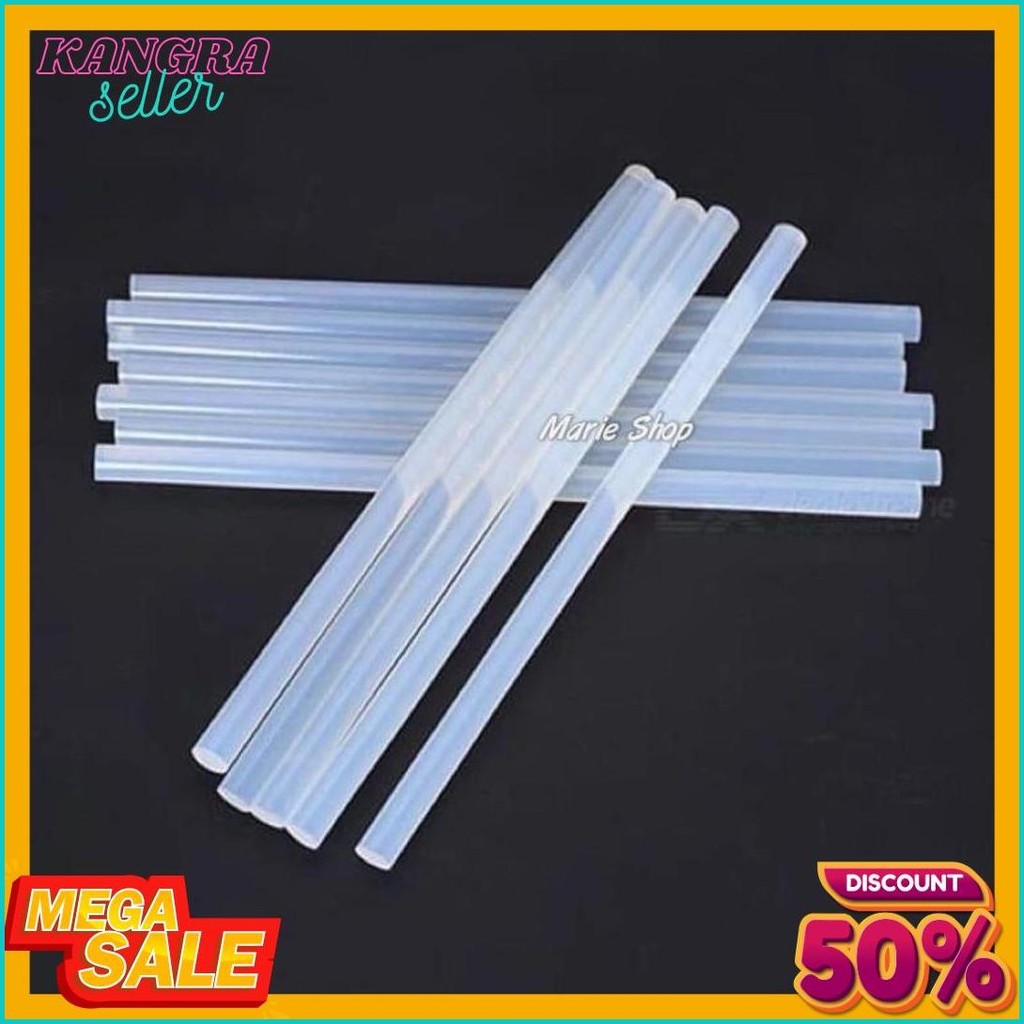 

100 Pc Isi Lem Tembak Refill Glue Stick - Lem Lilin Stick Bakar Perekat Kerajinan Tangan Multifungsi Lem Bakar Diskon