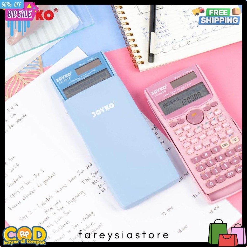 

Joyko Cc-25Co ~ Kalkulator Sekolah Scientific Calculator Color Cc25Co Kuliah Terlaris! Produk Ini Banyak Dicari