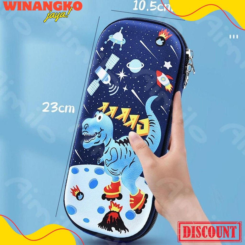 

Hoptech- Aimilo Tempat Pensil 3D Anak Kartun Stationery Kotak Pensil Alat Tulis Perlengkapan Sekolah Diskon