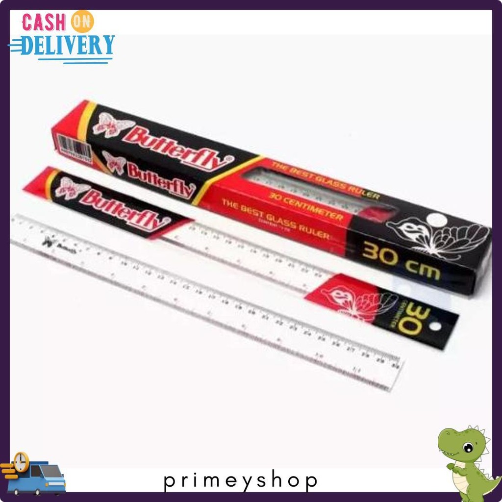 

Penggaris Butterfly 30Cm / Mistar Plastik Butterfly (12Pcs) Terlengkap Dan Termurah