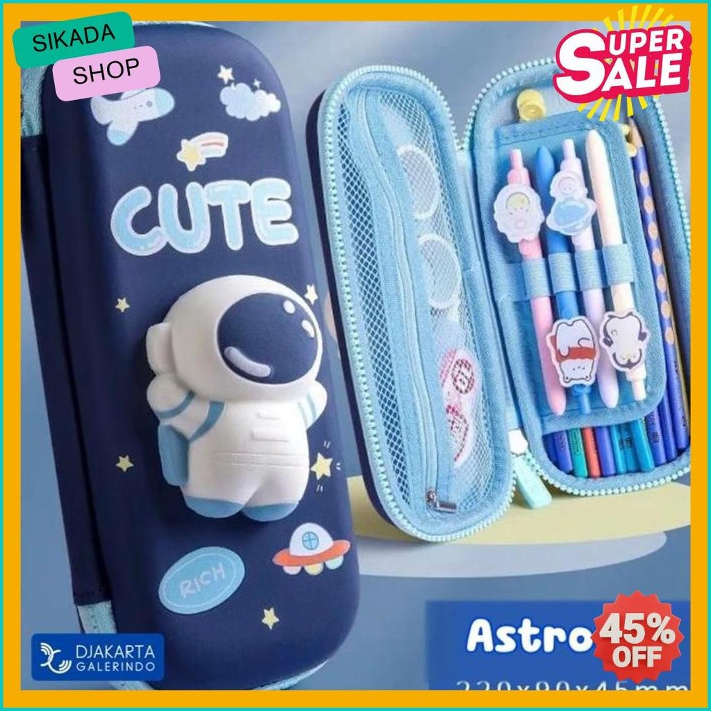 

Kotak Pensil 3D Squishy Tempat Pensil Hardcase Waterproof Pencil Case Anak Lucu 2 Tingkat 2 Lapis Terlengkap Dan Termurah
