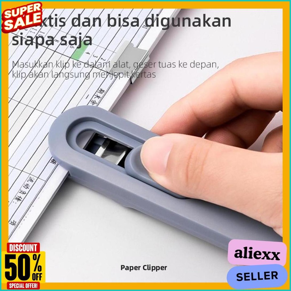 

Nusign Fastener / Binder Clip / Penjepit Kertas Otomatis Gratis 8 Buah Clip Ns085 Terlengkap Dan Termurah
