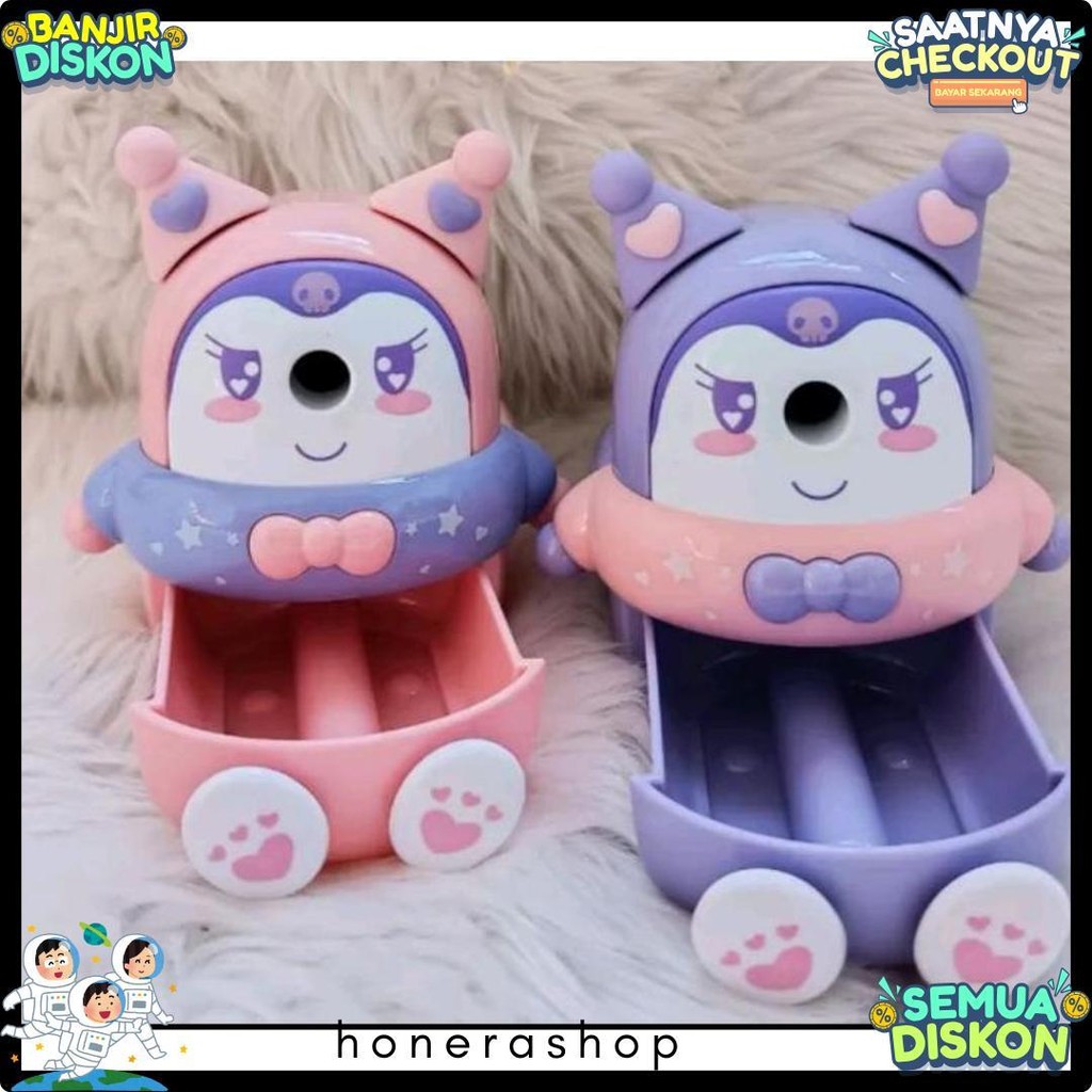 

Serutan Pencil Kuromi/ Rautan Kuromi/ Rautan Pensil/ Shapener Kuromi/ Serutan Pensil Putar Terlaris! Produk Ini Banyak Dicari