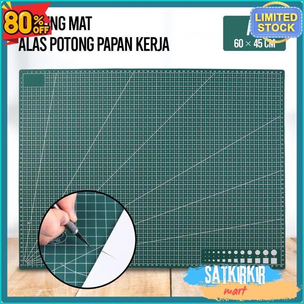 

Working Pad Cutting Mat A1 Alas Potong Papan Kerja A1 90 X 60 Cm Terlengkap Dan Termurah