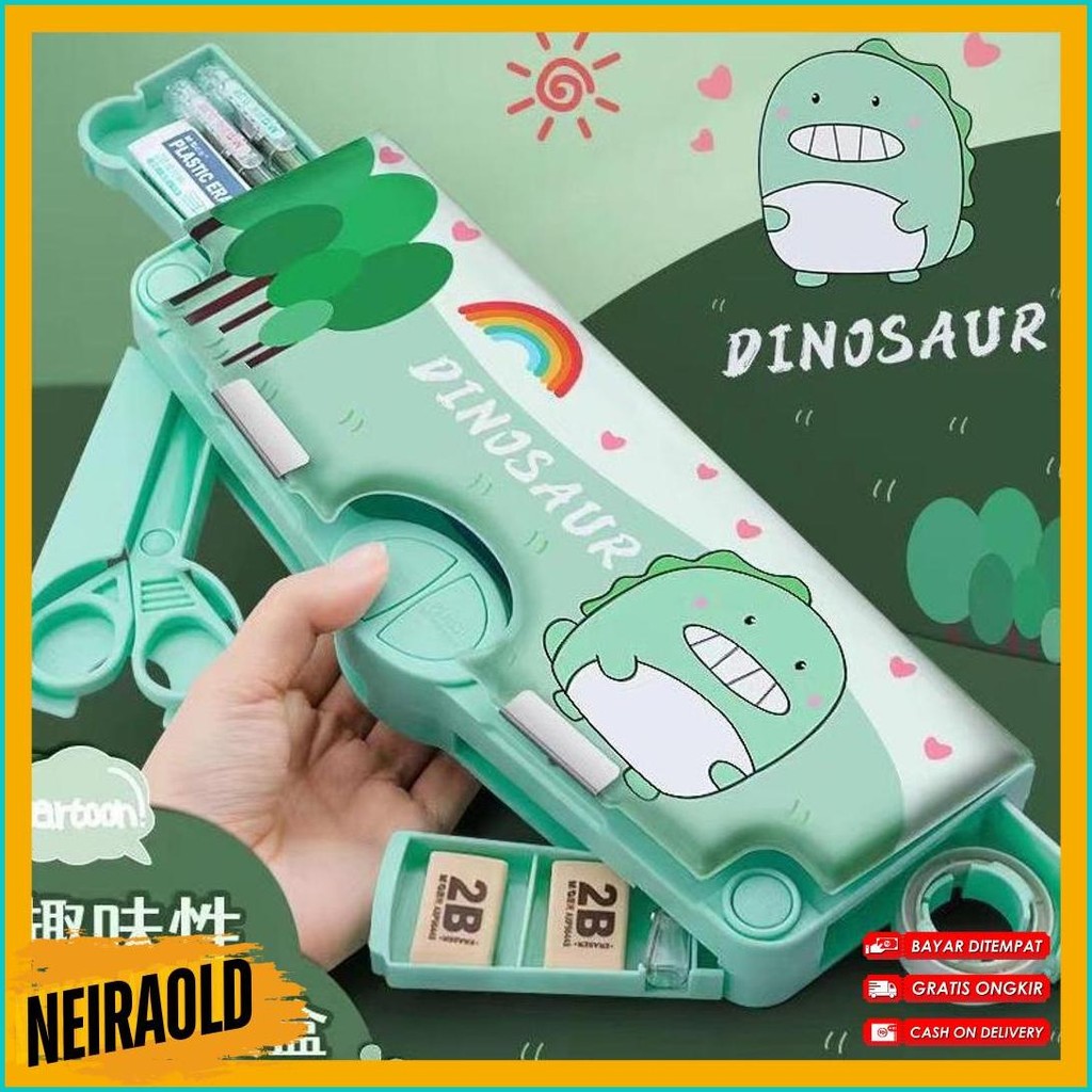 

Kotak Pensil Multifungsi Lengkap Peruncing Gunting Isolasi Penghapus Penggaris Flash Sale! Diskon Hingga 70%