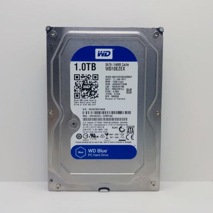 Hardi 1Tb Wd Blue 7200M Ata 35 Hdd Internal 1Tb For Pc Cpu Computer Entinel