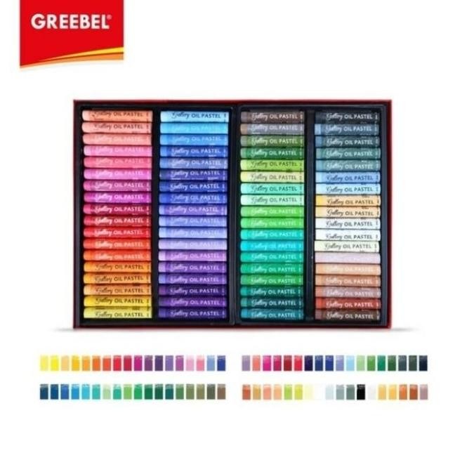 

Baru Crayon Greebel Artist Oil Pastels 72 Warna Original Premium