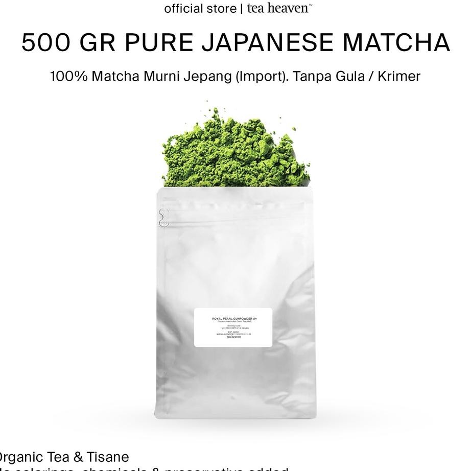 

Tea Heaven Pure Japanee Matcha Powder Gr