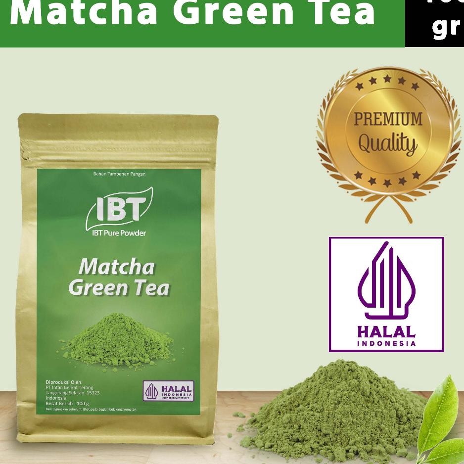 

Pure Matcha Green Tea Powder. Eence Murni Bubu Ualita Bagu 100 Gr