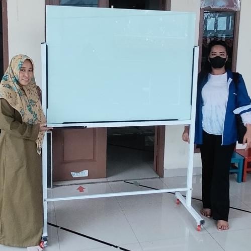 

BEBAS ONGKIR - glassboard Stand 100 150 Cm