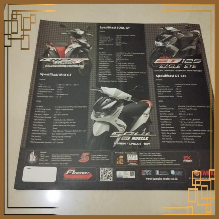 [YNM] FS BROSUR YAMAHA GT SERIES (YAMAHA MIO GT, SOUL GT, GT125 EAGLE EYE) #BROSURMOTOR #BROSURYAMAH