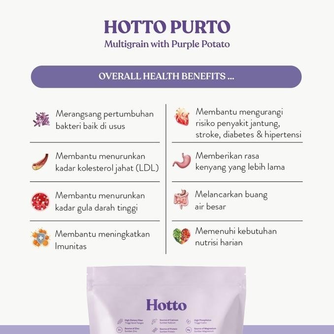 

(Good) Hotto Purto Multigrain Ubi Ungu - 1 pouch (16 sachet)