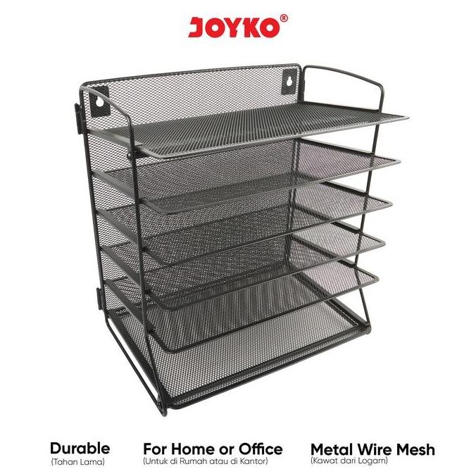 

Joyko Document Tray 6 Tier / Rak Kertas Dokumen 6 Susun Meja DT-36 LN