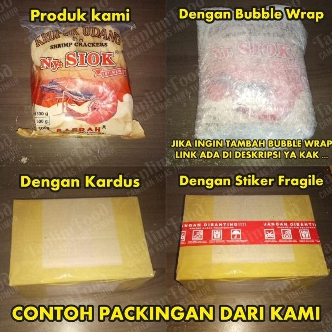 

(Good) Kerupuk Udang / shrimp crackers Oval Dus Box Ny Siok