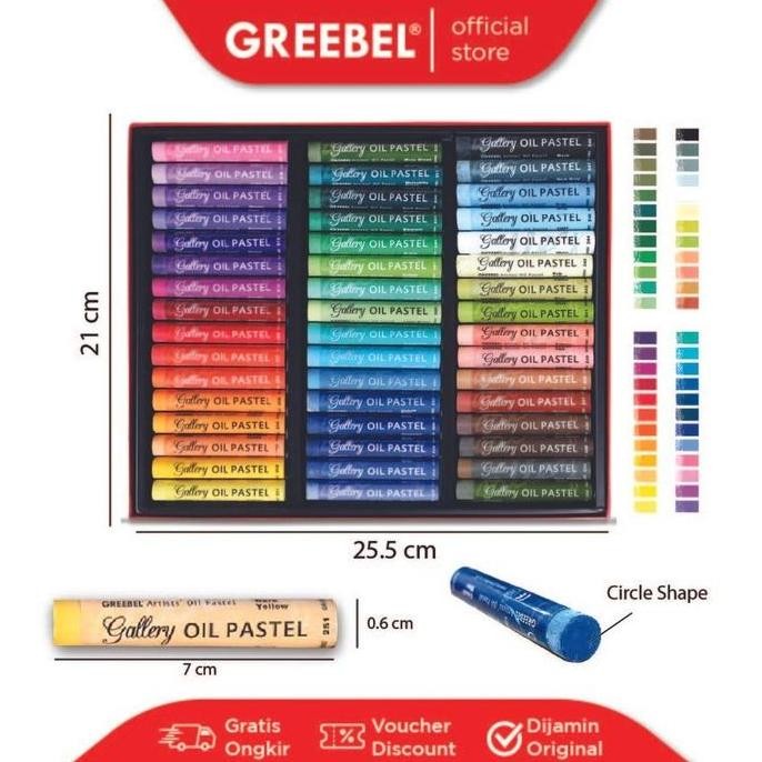 

Baru Greebel Artist Oil Pastel 48 Warna / Greebel Crayon Artist 48 Warna Premium