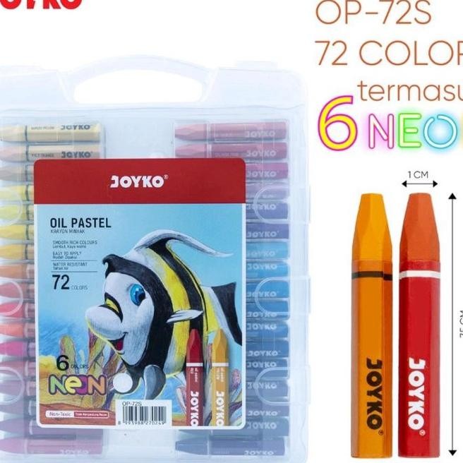 

Crayon Oil Pastel Joyko 72 Warna