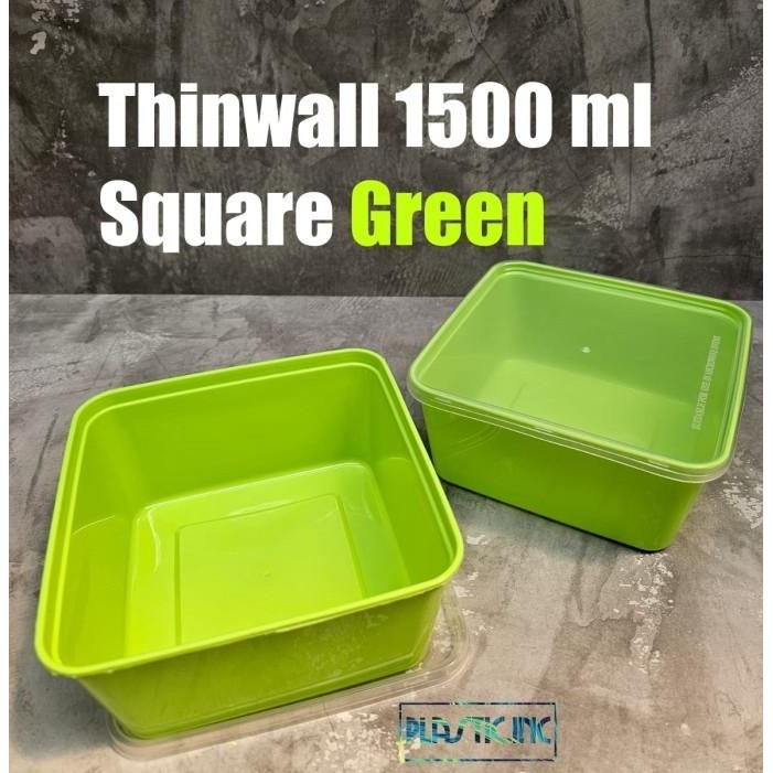 (Good) Thinwall 1500 ml Warna/Box Kotak Plastik/Kotak Plastik/Thinwall 1500ml