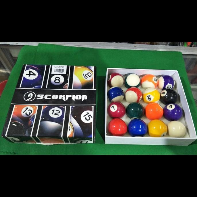 Bola Billiard Kecil Scorpion Set Co