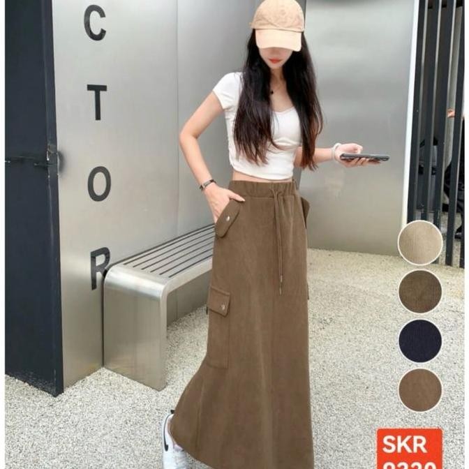 Diskon Rok Kargo Kodorai 9320 Import / Rok Corduroy Import / Rok Cargo Codoray Import